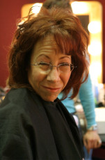 Mindy Sterling in makeup